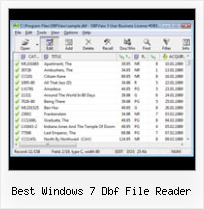How To Open A Dbf File best windows 7 dbf file reader