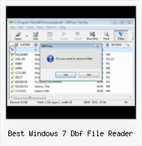 Opening A Dbf best windows 7 dbf file reader