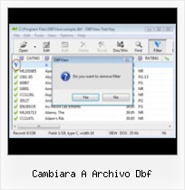 Converter Arquivo Dbf Texto cambiara a archivo dbf