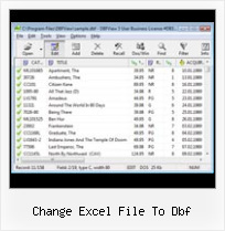 Split Dbf By Records change excel file to dbf