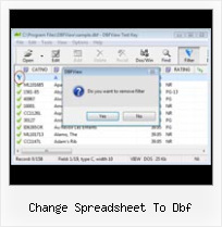 Dbf Viewer Pro change spreadsheet to dbf