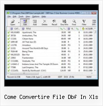 How To Opem Dbf come convertire file dbf in xls