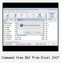 Dbf File Csv command view dbf from excel 2007