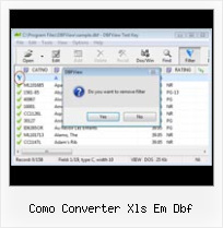 How To Read File Dbf como converter xls em dbf