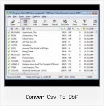 Open Dbf File In Excel conver csv to dbf