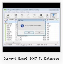 Dbf See Cкачать convert excel 2007 to database