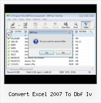 Dbf File Openen convert excel 2007 to dbf iv