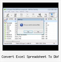 Dbf Viewer Y Editor convert excel spreadsheet to dbf