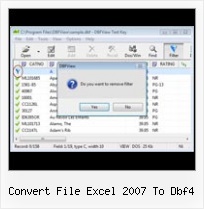 Dbf Viewer Soft convert file excel 2007 to dbf4