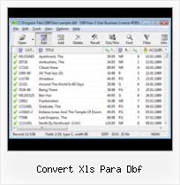 Excel To Dbf Conversion convert xls para dbf