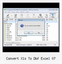 Konverze Dbf Xls convert xls to dbf excel 07