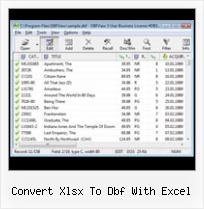 Dbf Update With Datatable convert xlsx to dbf with excel