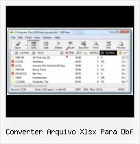 How To Access Dbf File converter arquivo xlsx para dbf