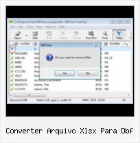Export Xls Do Dbf converter arquivo xlsx para dbf