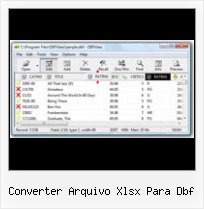 Exportar Dbf Para Text converter arquivo xlsx para dbf