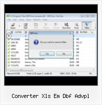 Dbf Excel converter xls em dbf advpl