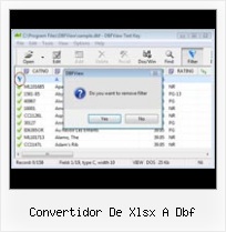 Excel Export Do Dbf convertidor de xlsx a dbf