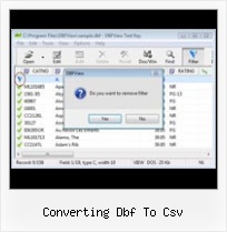 Dbf Editor Software converting dbf to csv