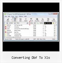 Convert Xls To Dbase converting dbf to xls