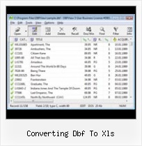 Dbf To Mdf converting dbf to xls