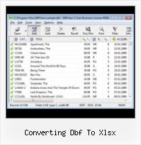Foxbase Konverter Dbf Xls converting dbf to xlsx