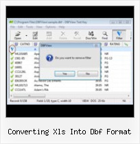 Excel 2007 To Dbf converting xls into dbf format
