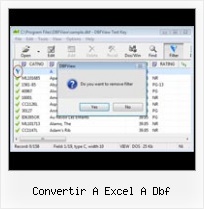Dbf File In Foxpro convertir a excel a dbf