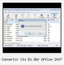 View Foxpro Dbf File convertir xls en dbf office 2007