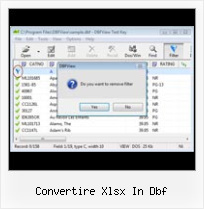 Dbf Text Konvertierung convertire xlsx in dbf