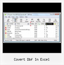 Foxpro File Reader covert dbf in excel