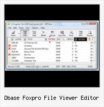 How To Access Nbf Files dbase foxpro file viewer editor
