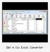 Convertir De Dbf A Excel dbf a xls excel converter