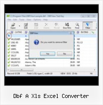 Xls To A Dbf dbf a xls excel converter