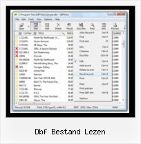 Excel2007 Dbf dbf bestand lezen