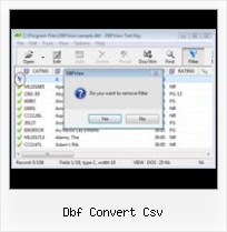 Edit Foxpro Dbf dbf convert csv