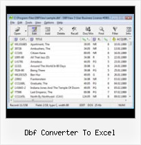 Dbf Txt Converter dbf converter to excel