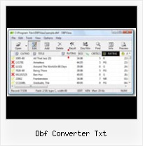 Dbf Viewer Dbf Viewer 2000 dbf converter txt