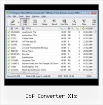 Conversion Dos Win Dbf Files dbf converter xls