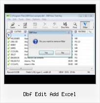 Dbf View Files dbf edit add excel