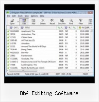 Dbf Record Numbers To Csv dbf editing software