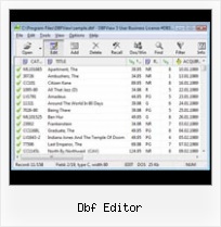 Editing Dbf Filw With Foxpro dbf editor