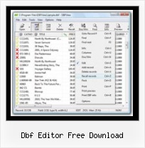 Conversie Dbf Naar Excel dbf editor free download