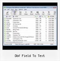 Visual Foxpro Dbf Viewer Portable dbf field to text