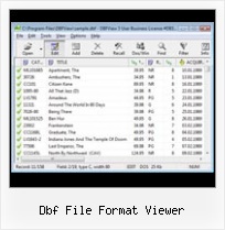 Dbf Format Troubleshooting dbf file format viewer