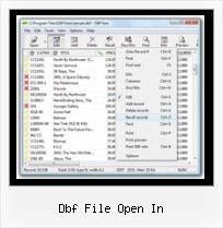 How To Pen Dbf File dbf file open in