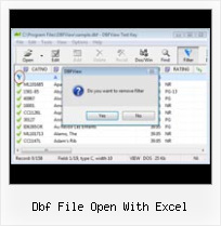 Simple Dbf Viewer dbf file open with excel