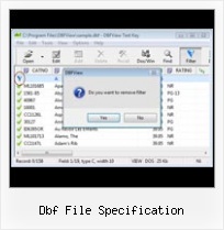 Open Dbf Excel dbf file specification