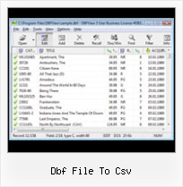 Dbf Csv dbf file to csv