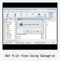 Convert 2007 To Dbf dbf file view using datagrid