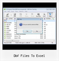 View Dbf Tables dbf files to excel